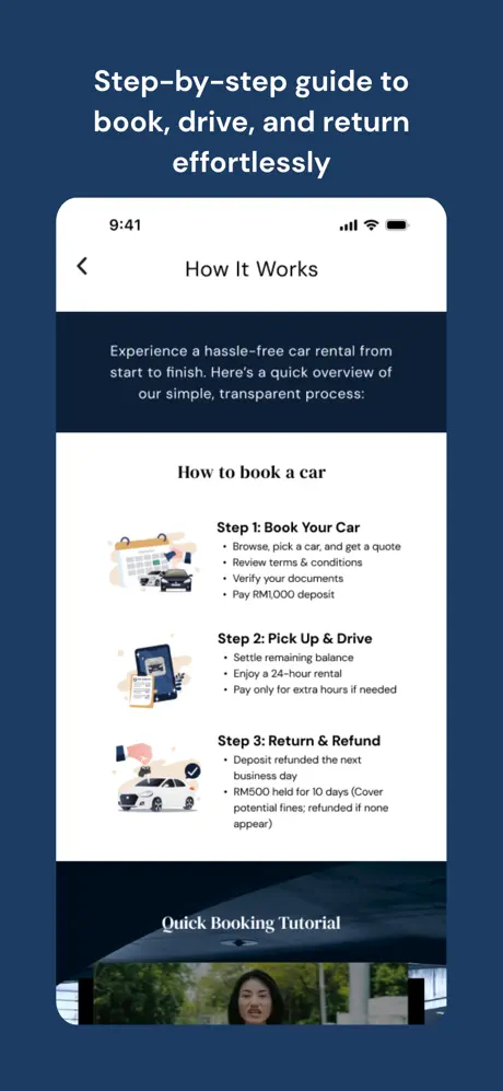 Experience reminders: Finalizing the arrangements